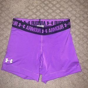 Purple Under Armor Spandex